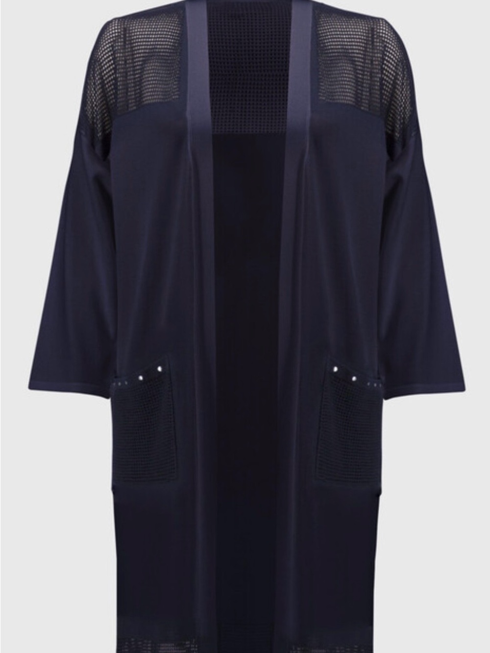 Joseph Ribkoff Plus Size Open Long Cardigan - Picture 4 of 13